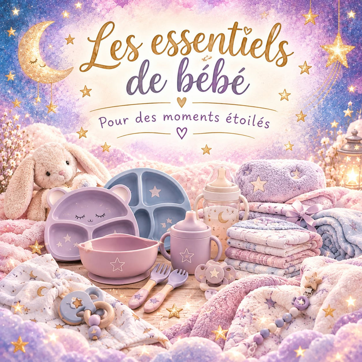 Les essentiels de bébé pour des moments étoilés