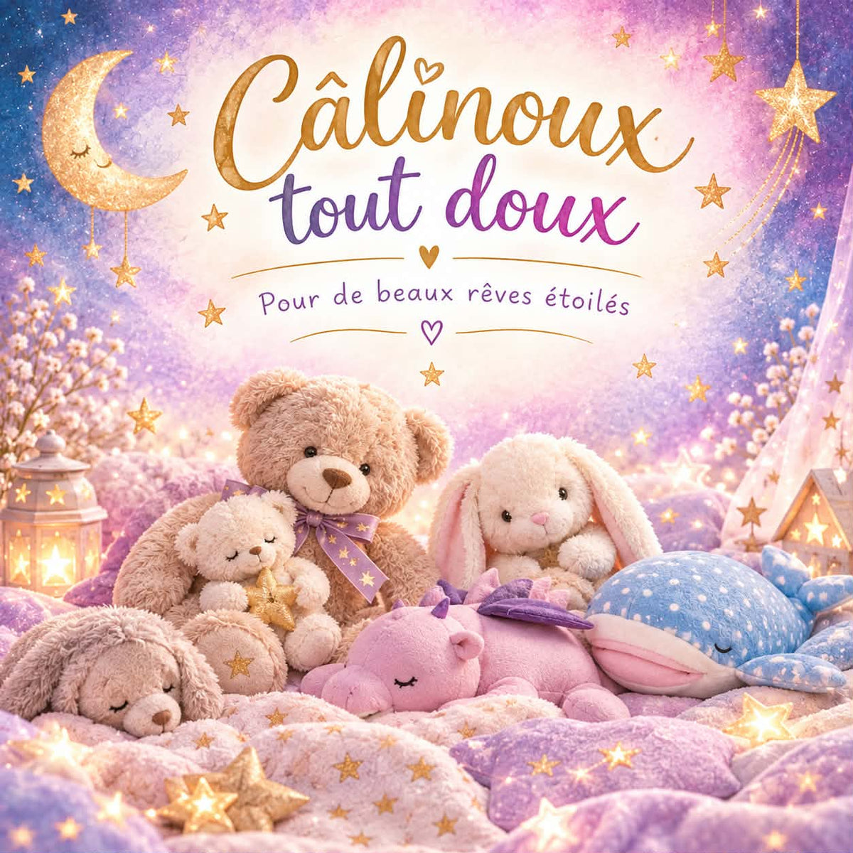 Câlinoux tout doux pour de beaux rêves étoilés