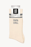 Chaussette Homme PAPA CHILL - GRIS: Default Title