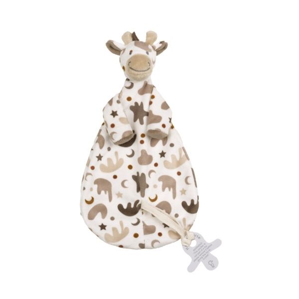 Doudou Girafe Gino Happy Horse avec Attache Tétine