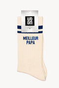 Chaussette Homme MEILLEUR PAPA - MARINE: Default Title