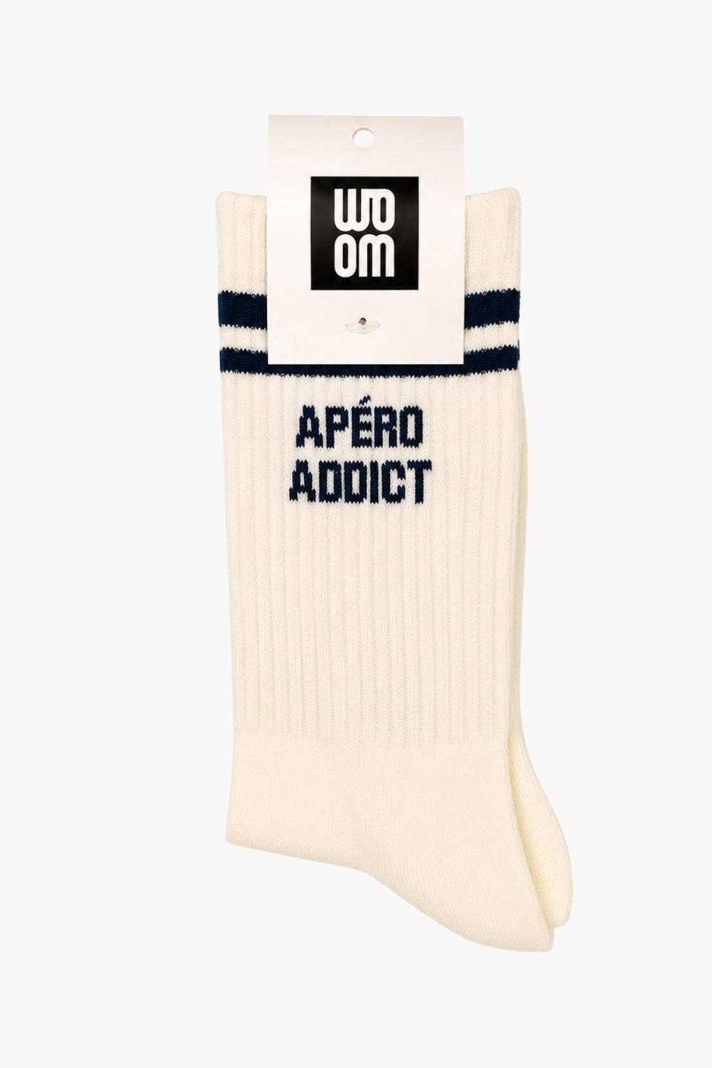 Chaussette Homme APÉRO ADDICT - Noir: Default Title
