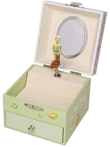 Boîte à musique cube Le Petit Prince – Jardin – Phosphorescente