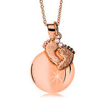 Bola Mamijux Rose Gold avec Breloque Petits Pieds